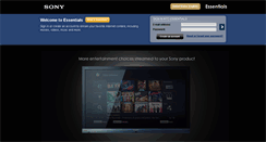 Desktop Screenshot of internet.sony.tv